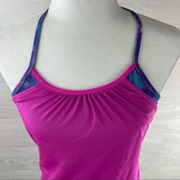Lululemon Ivivva Double Dutch Shelf Bra Racerback Tank Top - Picture 3 of 10